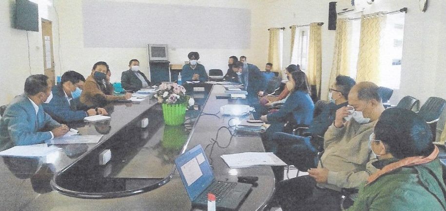 First State Task Force meeting on COVID-19 vaccine for Nagaland held under the chairmanship of the Principal Secretary, Health and Family Welfare on December 15. (DIPR Photo)